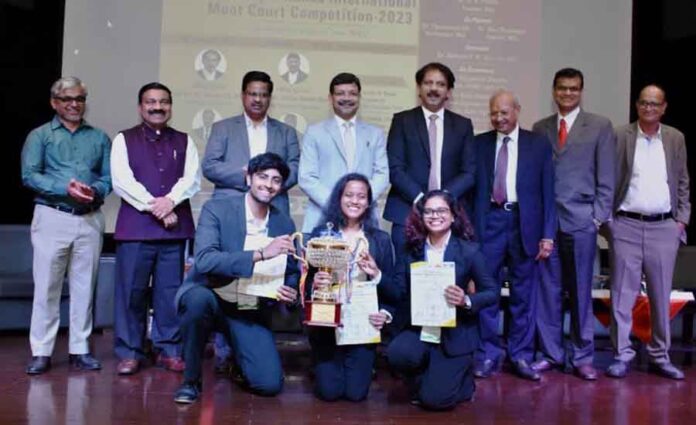 OP Jindal Global Law College was the winner in the 9th Manipal Ranka International Moot Court Competition