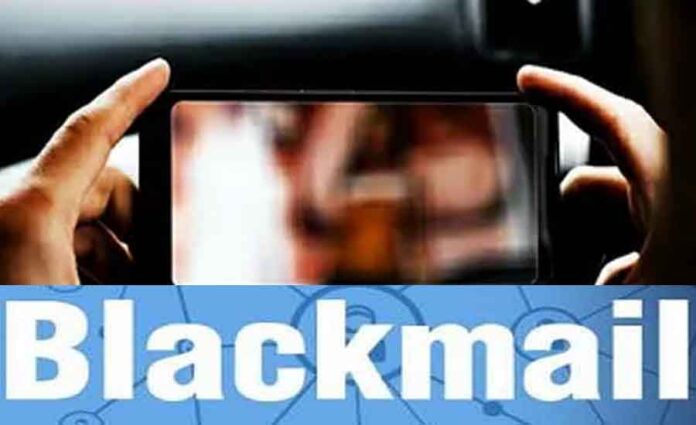 Blackmailing after raping a girl