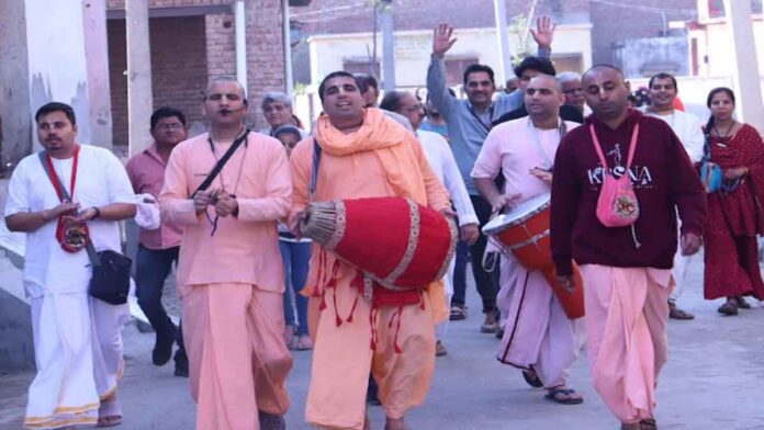 Religious journey will go from Shri Krishna Balaram temple to Brajdham today
