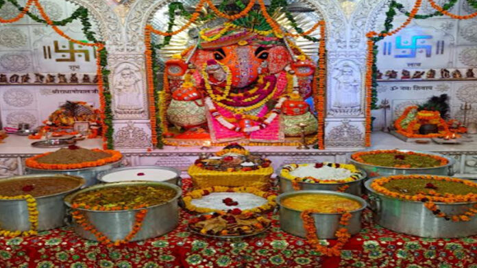 nahar Annakoot Festival at nahar ke Ganesh Temple