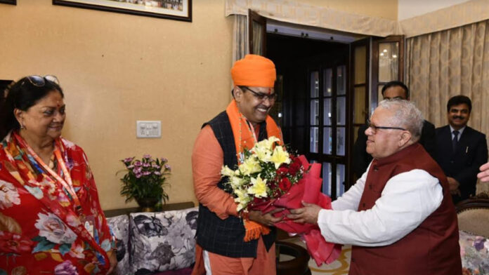 Governor invited Bhajan Lal to take oath as Chief Minister