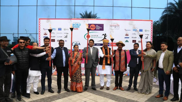 AU Jaipur Marathon on 4th February