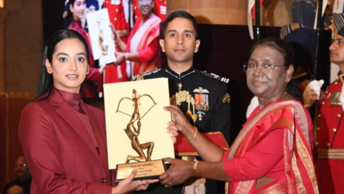 Divyakriti Singh created history by becoming the first Indian woman to receive the Arjuna Award in Equestrian.