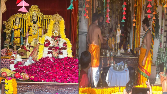 Consecration of more than 500 years old idol of Ramlala took place in Shri Galata Peeth.