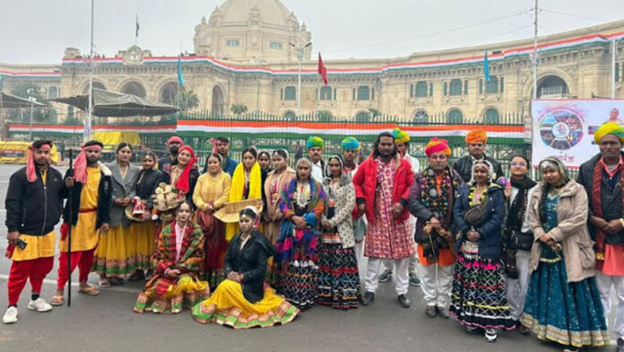 Jawahar Kala Kendra: Colors of Rajasthani culture spread in Ramotsav and UP Day celebrations