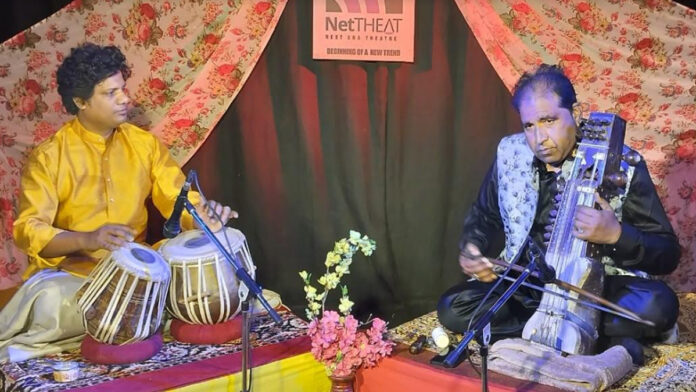 Melodious sounds of Sarangi playing on Net Theatre