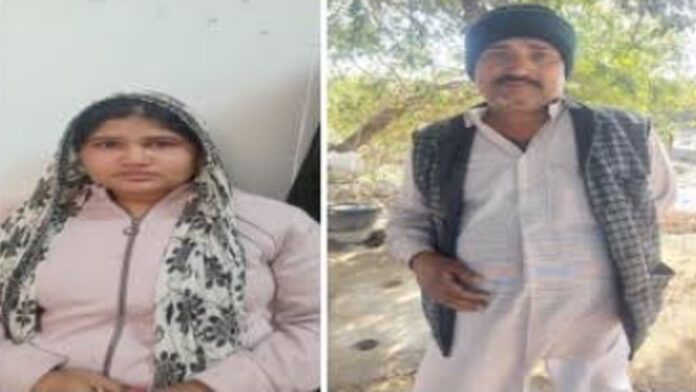 Two people including a woman smuggler arrested for smuggling illegal drugs ganja and smack