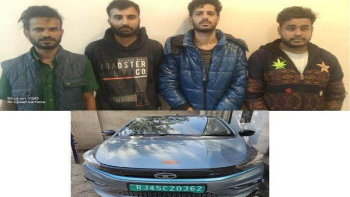Four smugglers of hashish arrested