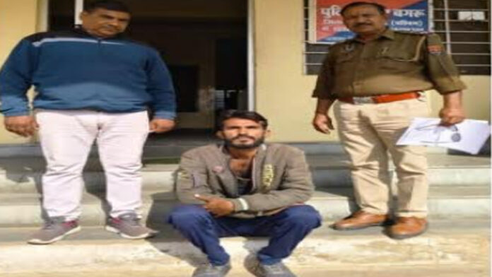 Two-wheeler and mobile robber arrested