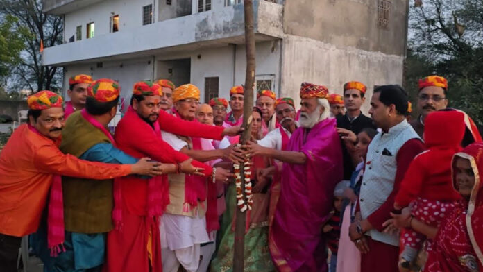Holi danda planted, Falguni will remain cheerful throughout the month ​