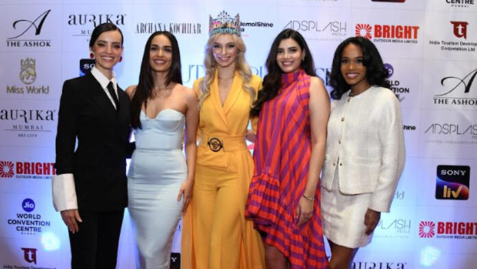 The grand finale of the 71st Miss World Festival will be held in Mumbai on March 9.