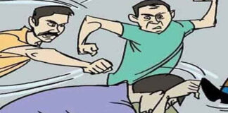 बाइक खड़ी करने को लेकर दड़ा मार्केट में मारपीट