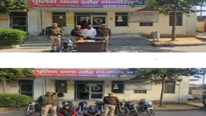 Vehicle thief along with buyer and mobile snatcher arrested