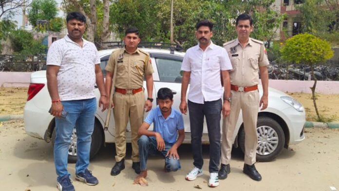 The driver was strangled with a towel and the robbers were arrested at gunpoint.