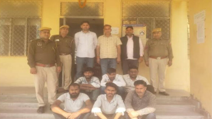 Six accused who murdered a young man for demanding wages money arrested