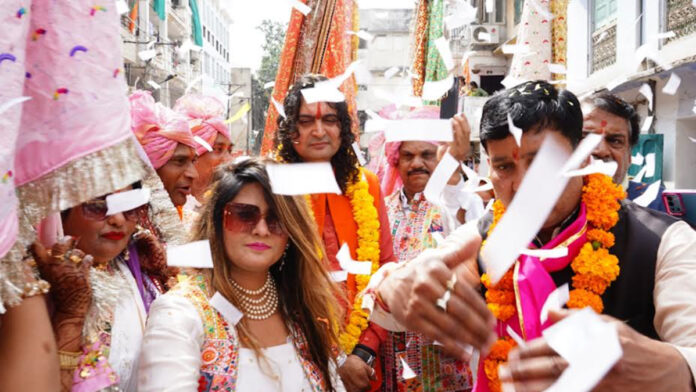 Come to my hut, 22nd Padayatra of Shyam Sanstha