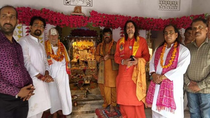 Collective girl worship took place in Geeta Gayatri temple