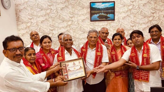Jaipur's passenger team was honored in Kundalpur