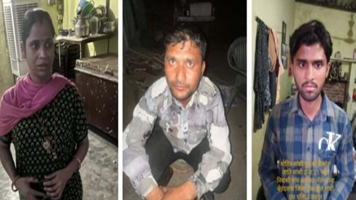 Three accused including a woman who supplied liquor and ganja arrested