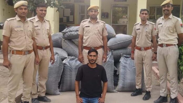 One arrested for smuggling doda sawdust under the guise of paper waste