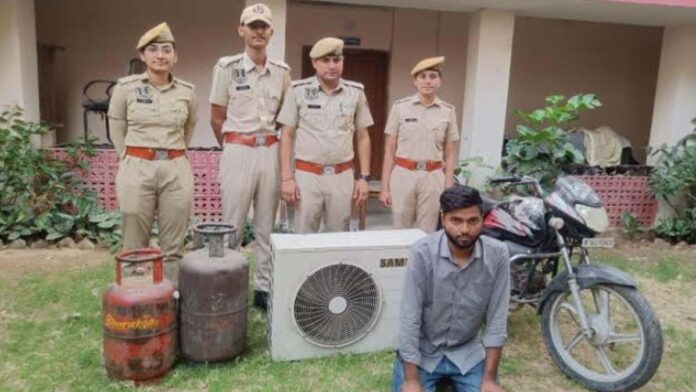 A vicious thief belonging to the gang involved in breaking the locks of houses and thefts arrested