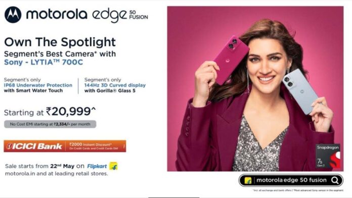 Motorola launches the Edge 50 Fusion