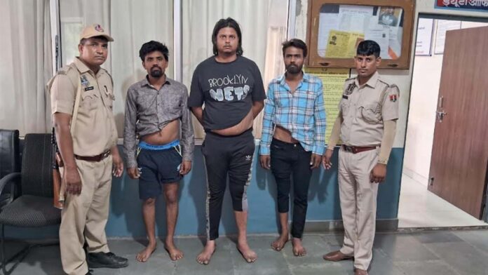 Three criminals arrested for robbing village development officer