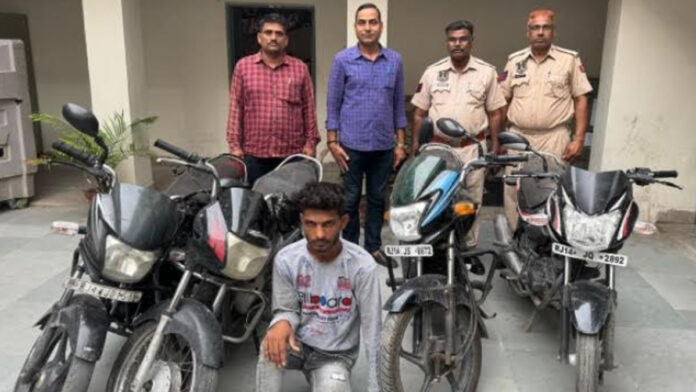 Vehicle thief who stole two-wheeler arrested