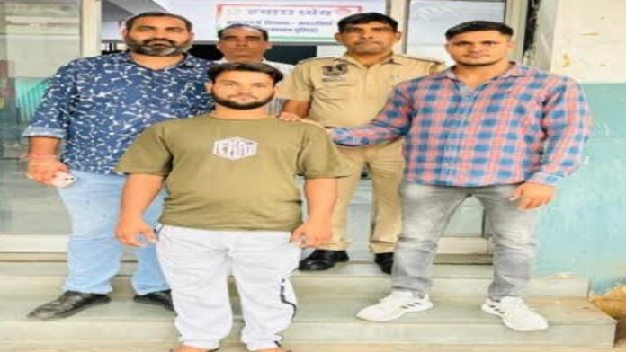 Mohammad Kaif alias Sahil arrested with illegal weapon Desi pistol