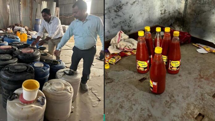 Food safety team destroyed 1600 kg vegetable sauce