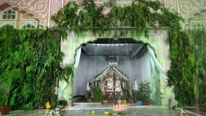 Devotees gathered in Govind Devji temple on Nirjala Ekadashi