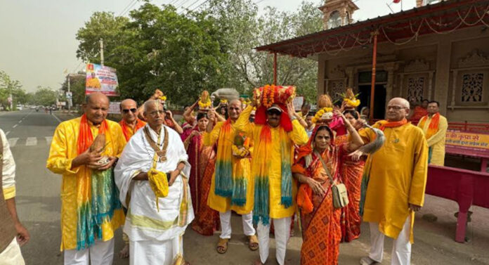 Shrimad Bhagwat Katha started with Kalash Yatra