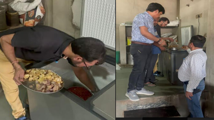 Food Safety Officer took action against four establishments located on Agra Road