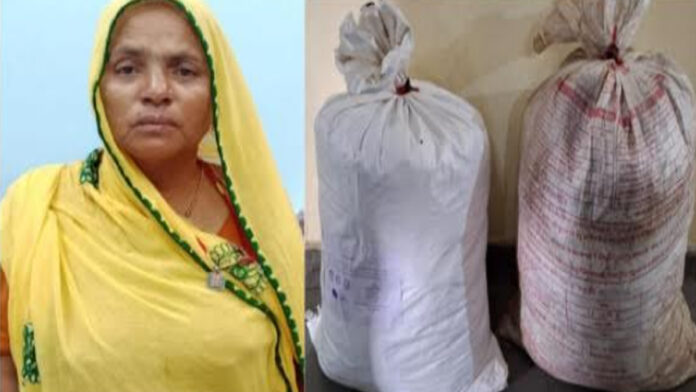 Woman smuggler of narcotic drug ganja arrested