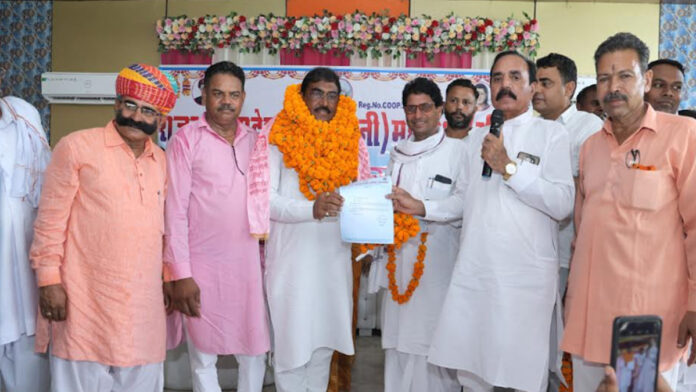 Election of Rajasthan Pradesh Mali Mahasabha was held unopposed