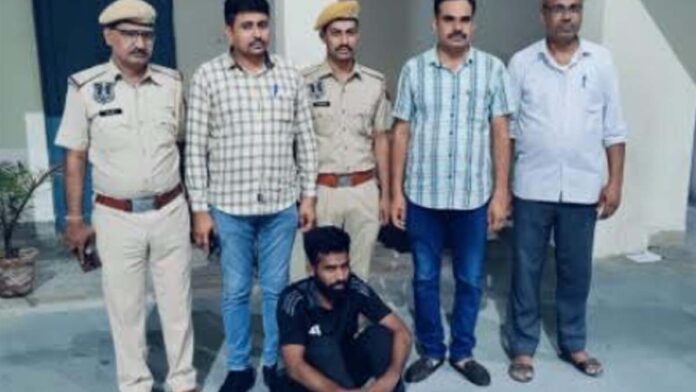 The burglar who committed the robbery was arrested