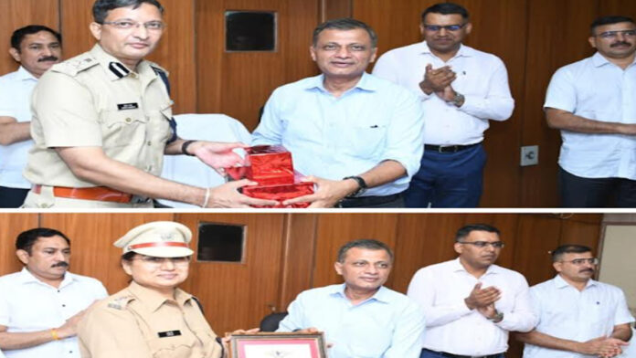 sammanit5 The logo of Aviation Security Training Institute, Jaipur was unveiled at the Intelligence Training Academy