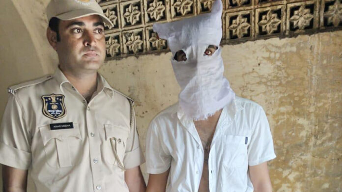 The accused Baparda was arrested in the case of kidnapping and demanding ransom