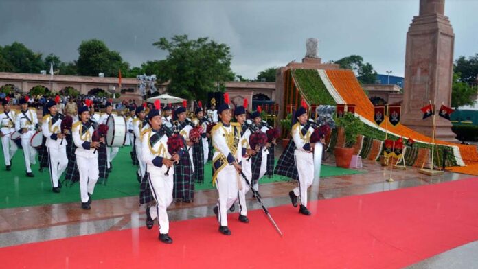 Special program at Amar Jawan Jyoti on the eve of Independence Day