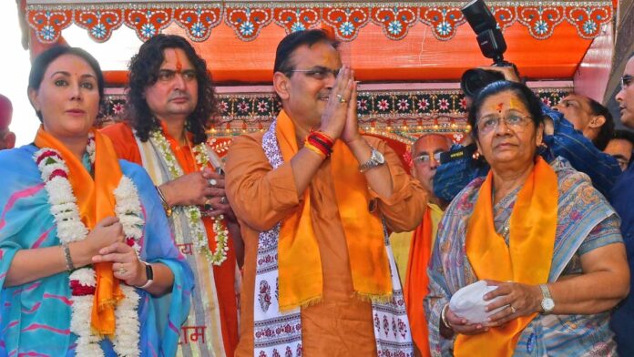Chief Minister Bhajan Lal Sharma inaugurated the procession of Shri Govind Dev Ji