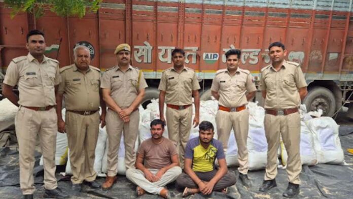 Nagaur police takes major action against illegal drugs