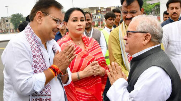 Chief Minister gave an emotional farewell to outgoing Governor Kalraj Mishra