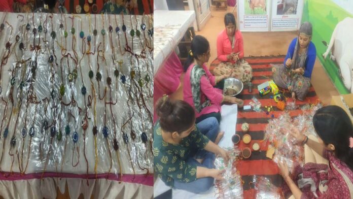 Women's group is making eco-friendly rakhis for brothers