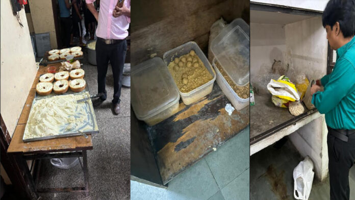 Food Safety and Health Department team found dirt in the kitchens of reputed sweet firms Food Safety and Health Department team found dirt in the kitchens of reputed sweet firms