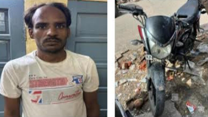 Vehicle thief who stole two-wheeler arrested