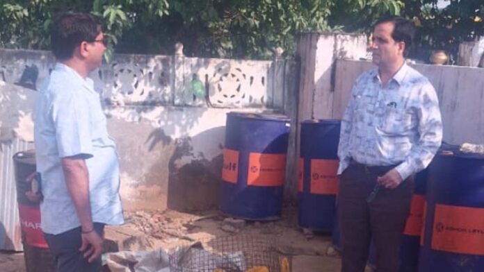 Big action by Logistics Department: Illegal storage of petrol exposed, 359 liters of petrol recovered