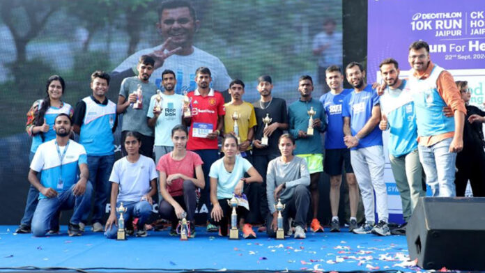 Jaipurites ran in the run organised by C K Birla Hospital and Decathlon