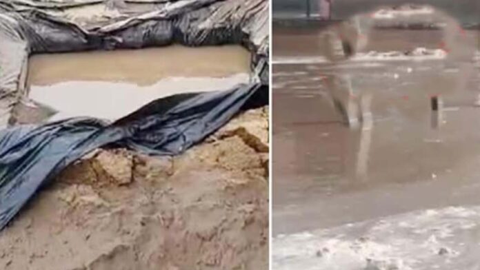Kho-Nagorian's Noor Dam broke: Five bodies were taken out of the graves after water entered the cemetery