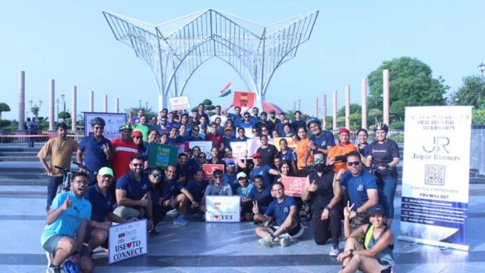 AU Jaipur Cyclothon organized on 29 September on World Heart Day