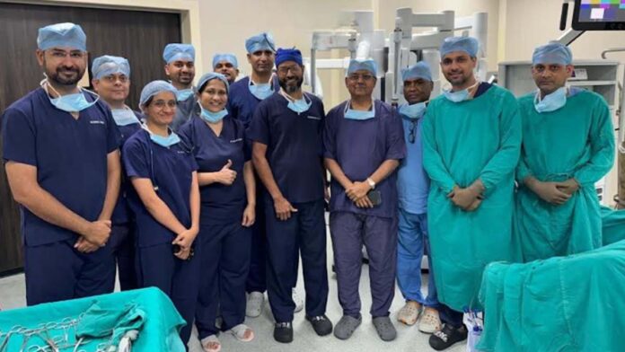 Robotic kidney transplant done at CK Birla Hospital